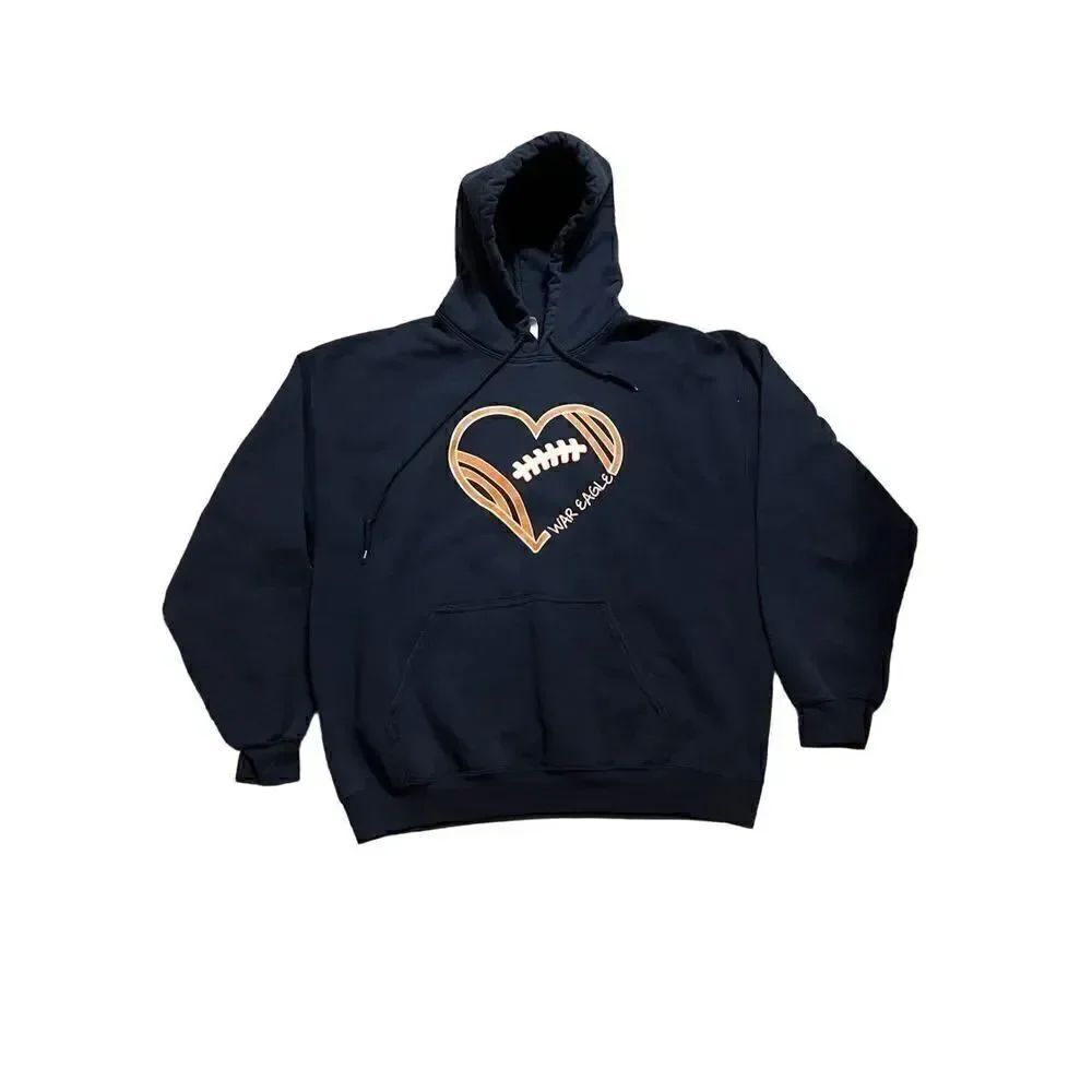 Auburn War Eagle Hoodie size L